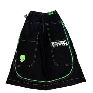 American Y2K New Hip Hop Trend Big Pocket Loose Jeans Women Street Fashion Joker Oversized Wide-leg Pants Unisex Mopping Jeans
