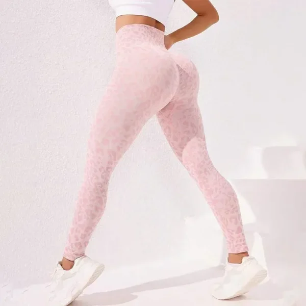 High Waist Sports Leggings Women Seamless Leopard Yoga Pants Sexy Hip Lift Trainning Fitness Outdoor Sports Tights for Women - Image 3